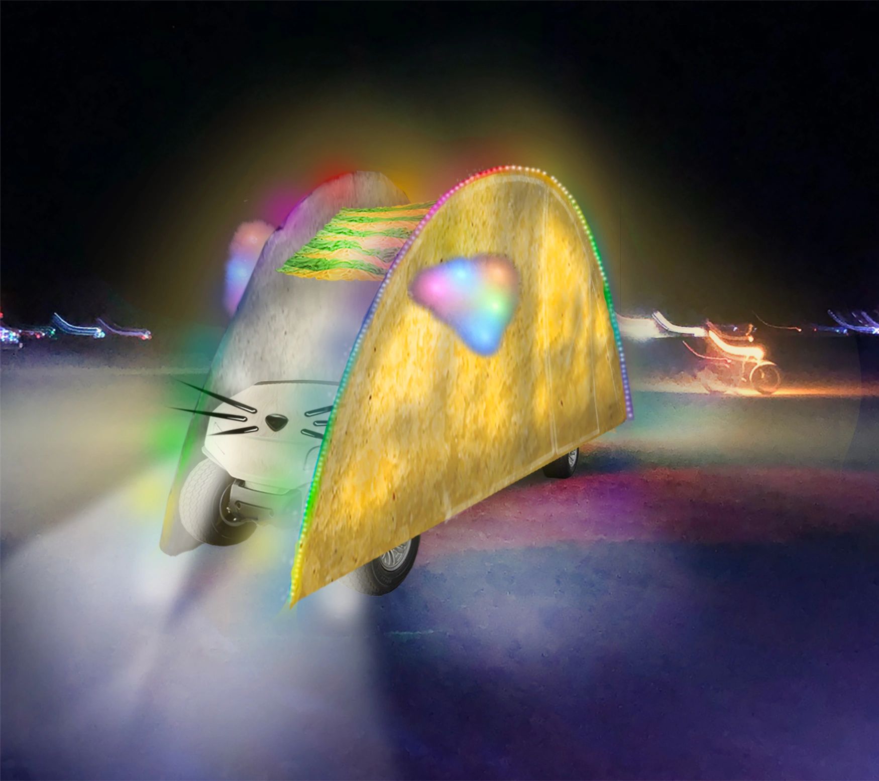 Tacocat Art Car